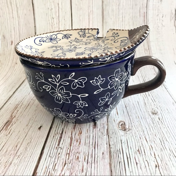 Temptations Floral 22oz Mug with Lid Set NWOT - Picture 3 of 8